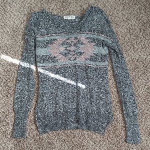 Pink Rose Brand Sweater. Long Sleeve Size L/Fits M